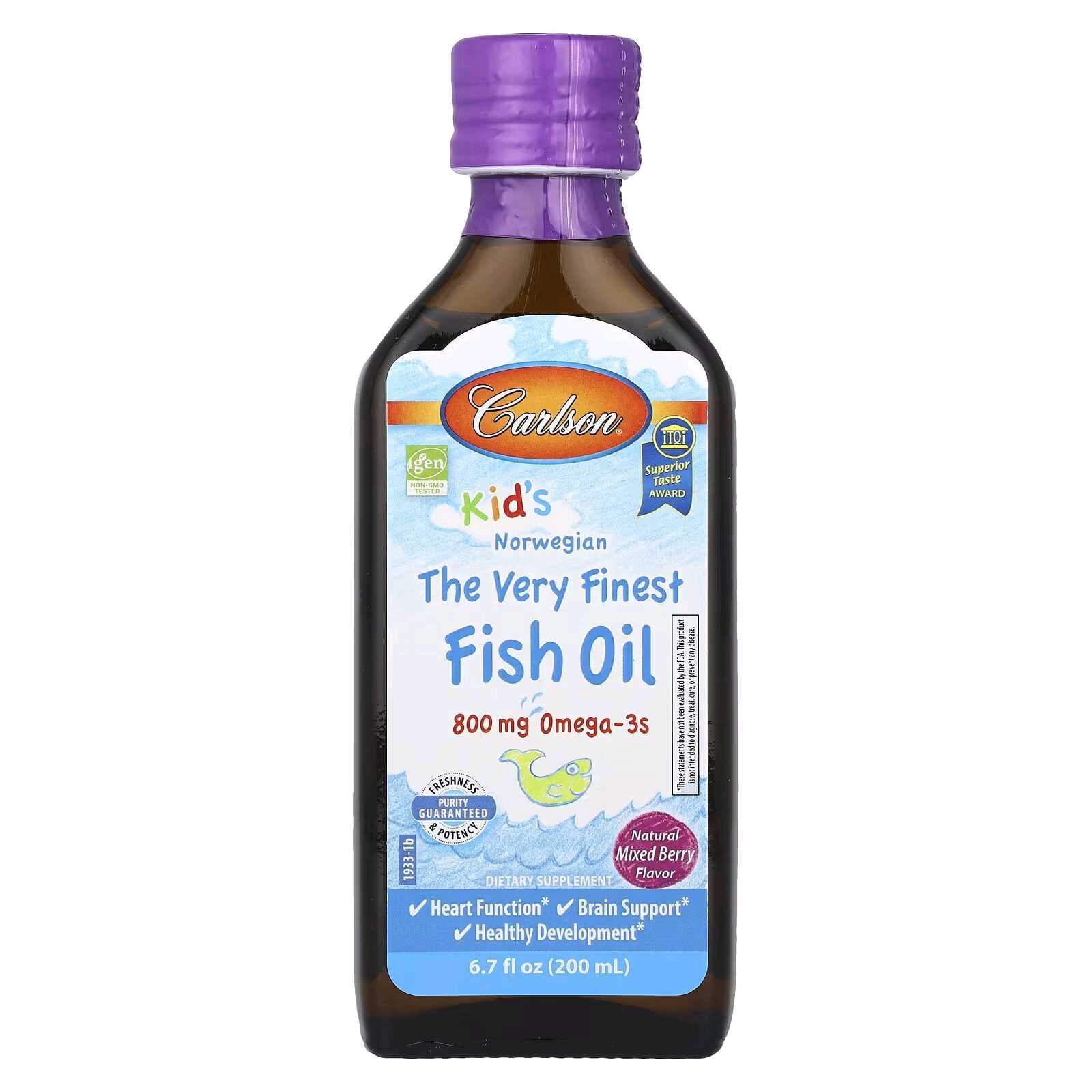 Carlson Fish oil Omega 3 800 mg