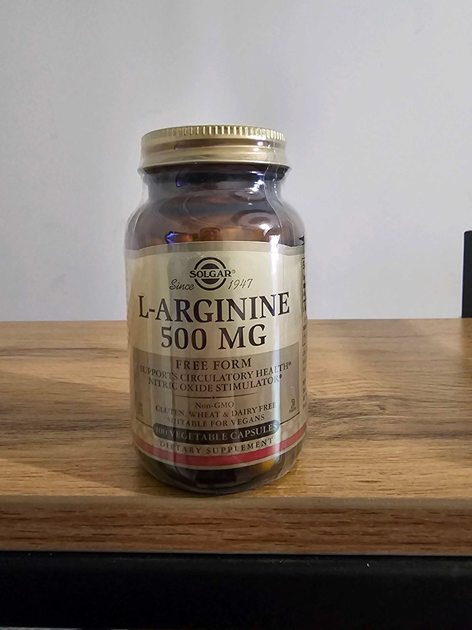 Solgar L Arginine 500 mg