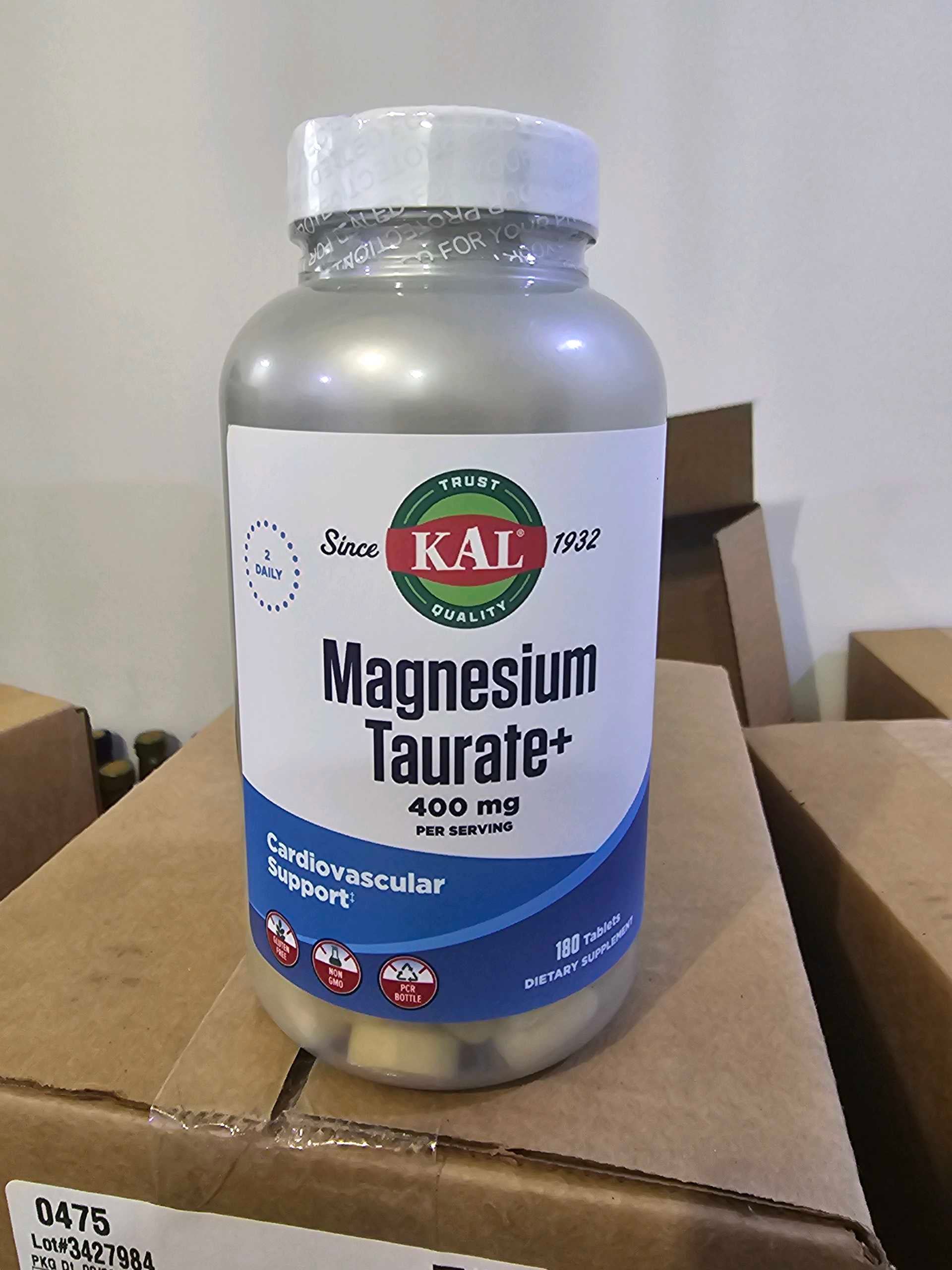 KAL Magnesium Taurate+ 400 mg 180tabs