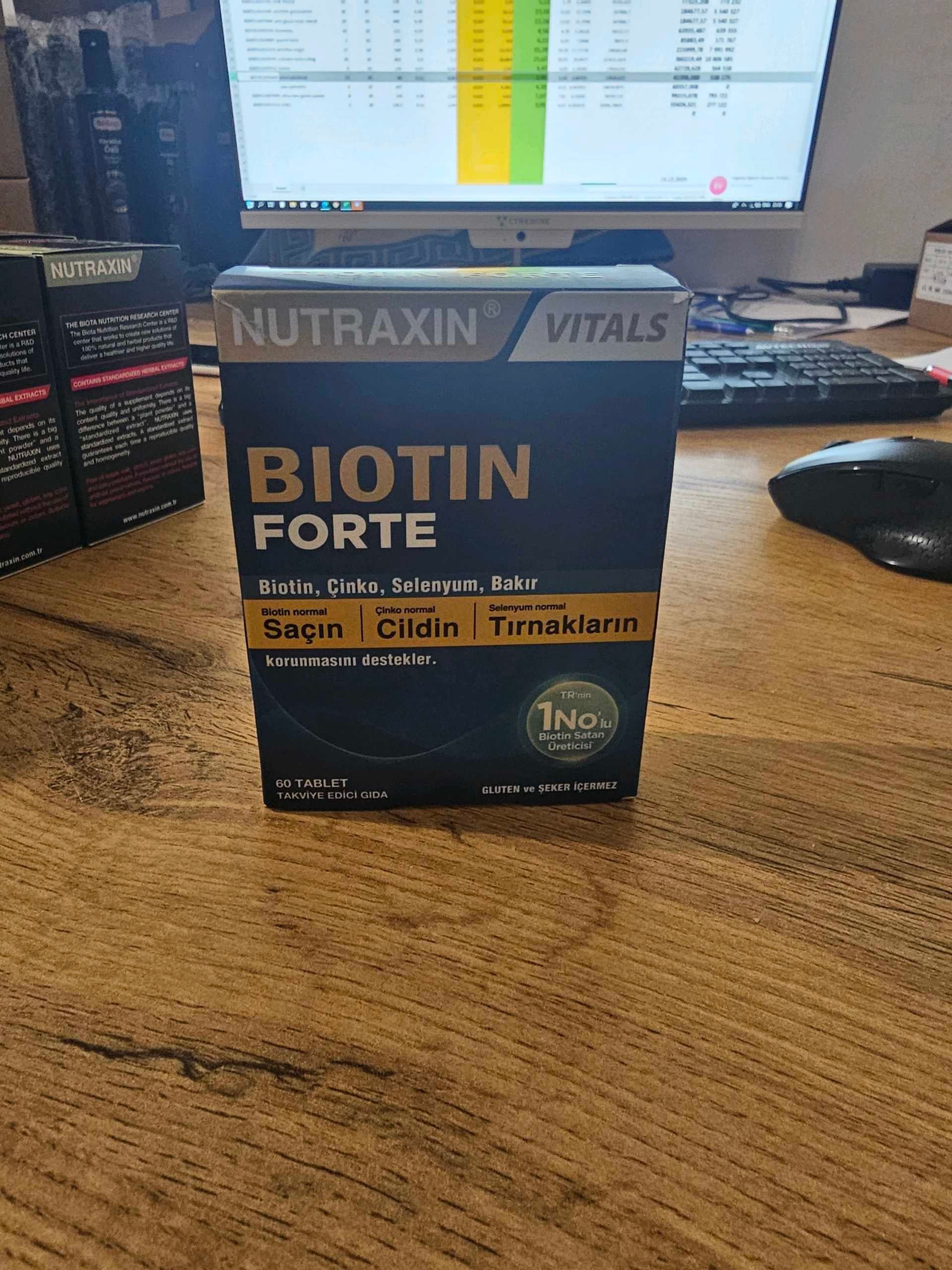 Nutraxin Vitals Biotin Forte 60 tabs