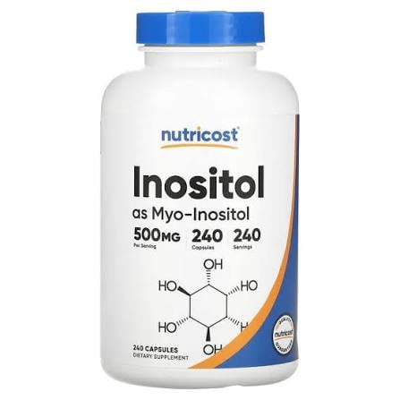 NUTRICOST INOSITOL 500MG 240CAP