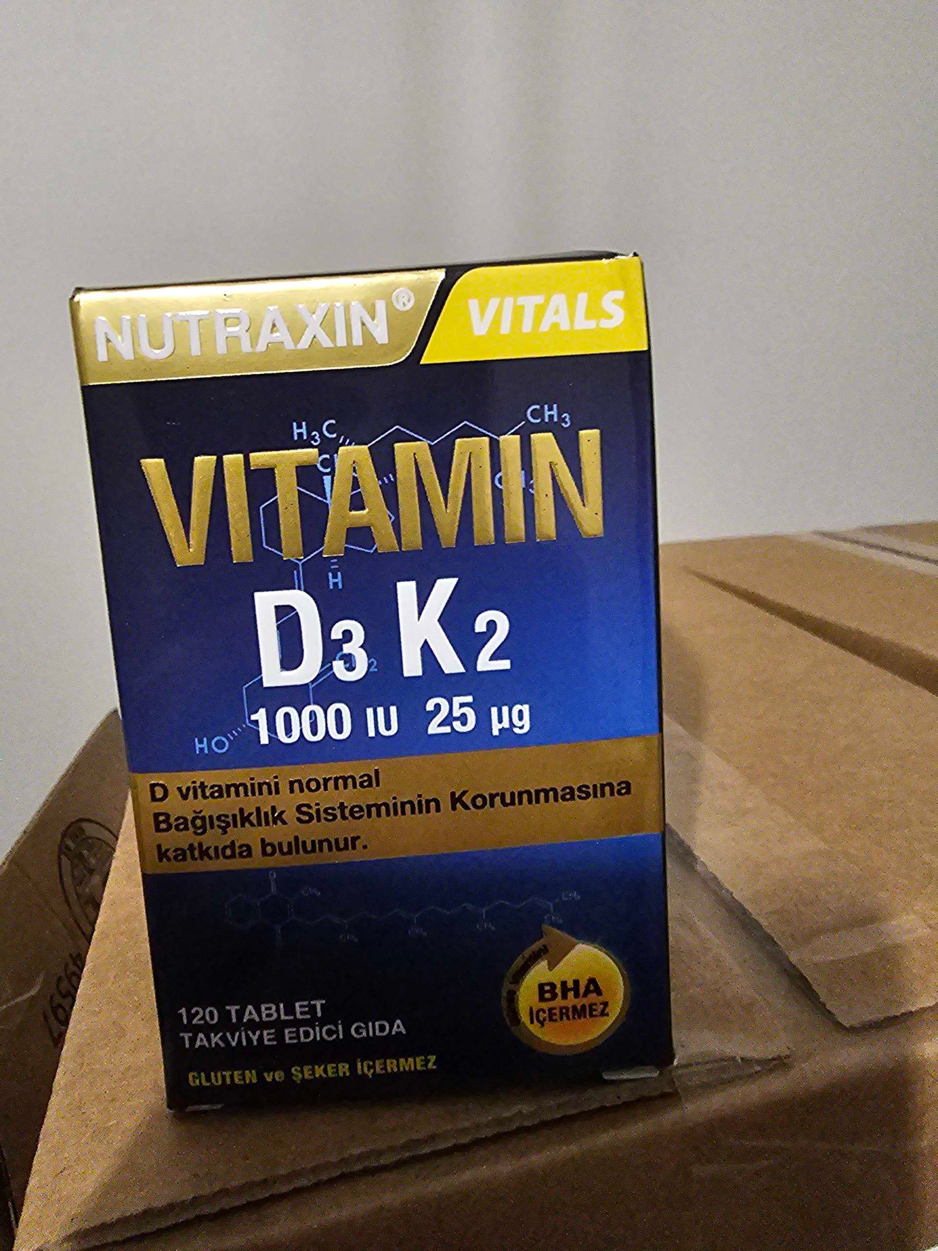 Nutraxin Vitamin D3K2 1000iu