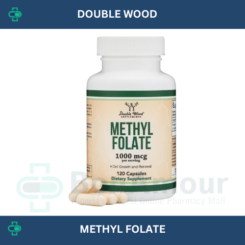 Doublewood Methylfolate - 120 x 1000 mcg capsules