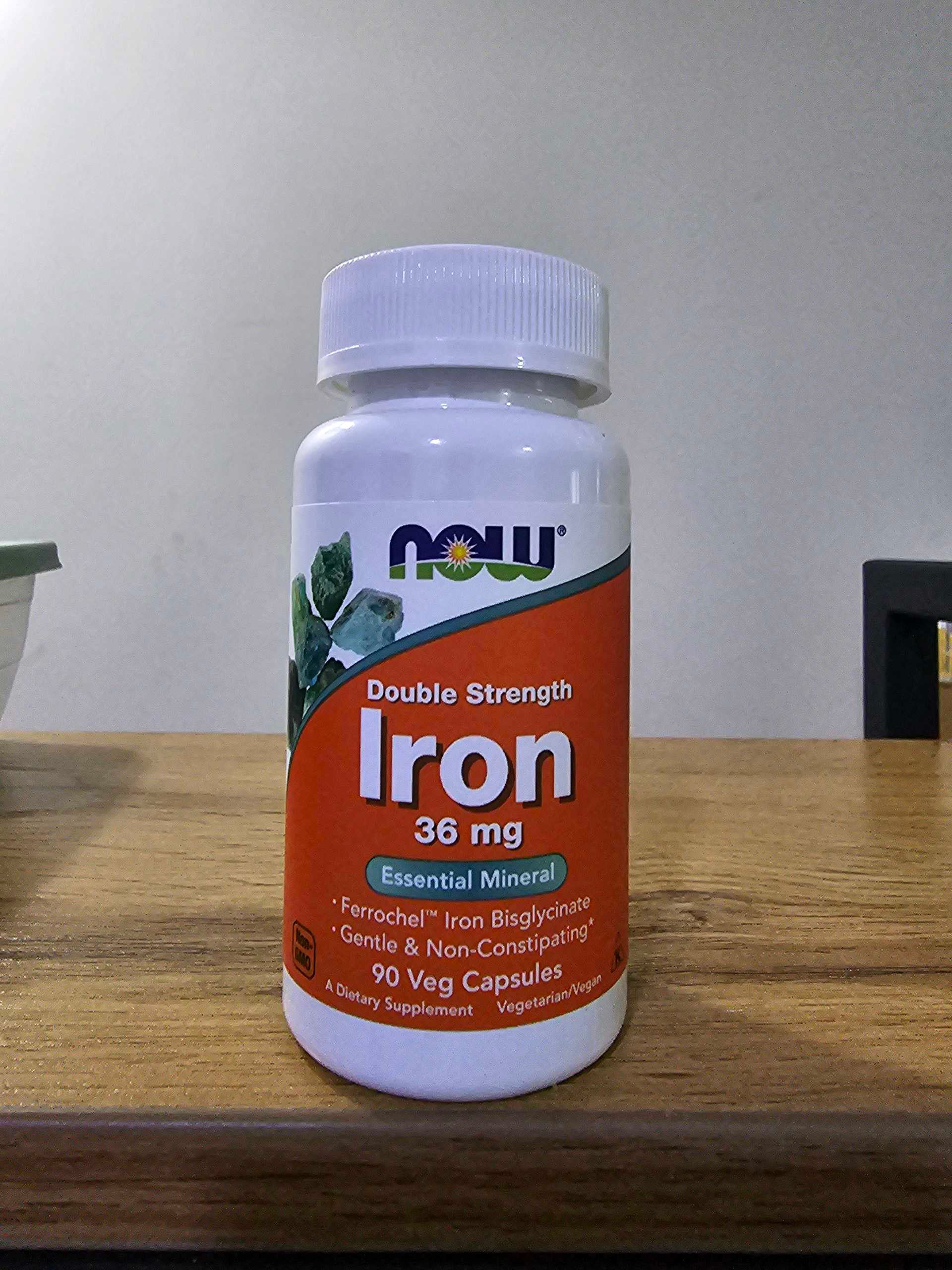 NOW IRON 36MG 90CAP