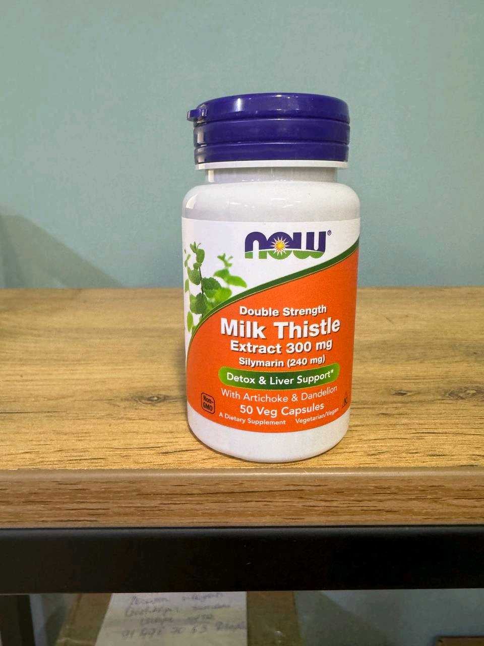 NOW Foods, Milk Thistle Extract, 50 Veg Capsules
