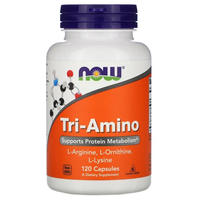 NOW FOODS, TRI-AMINO, 120 CAPSULES