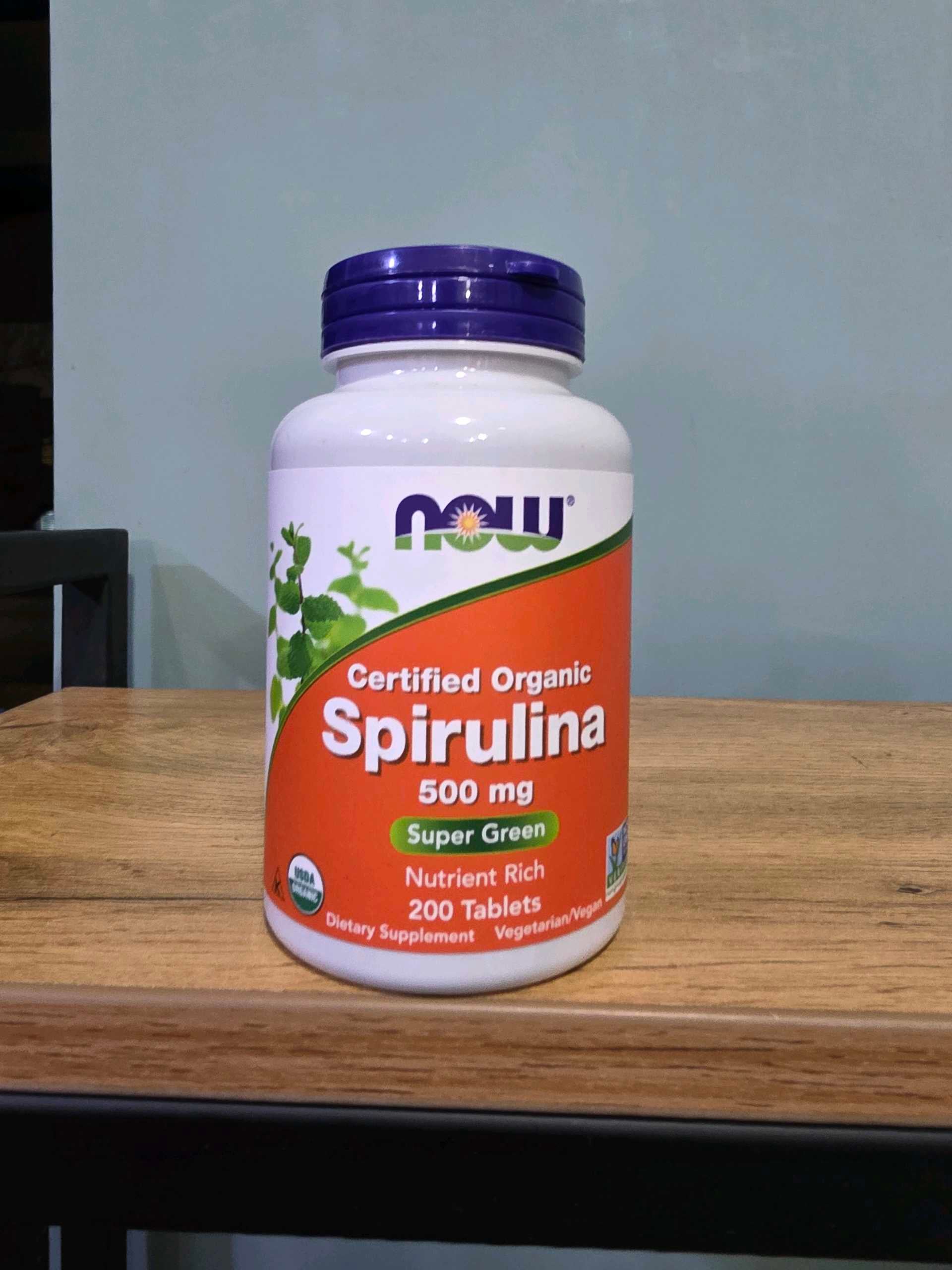 NOW FOODS SPIRULINA 500MG 200CT
