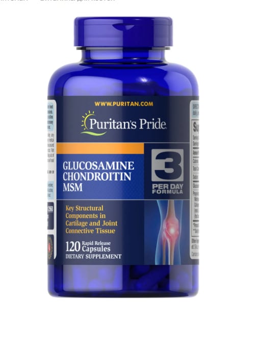 Puritan's Pride Glucosamin Chondroitin 120 coated Caplets