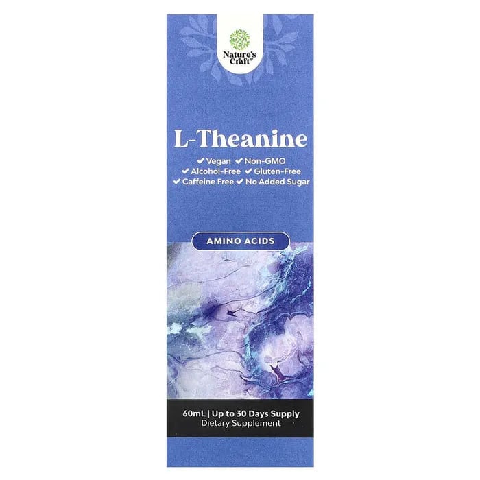 L-Theanine, Nature's Craft, Alcohol-Free, 60 ml