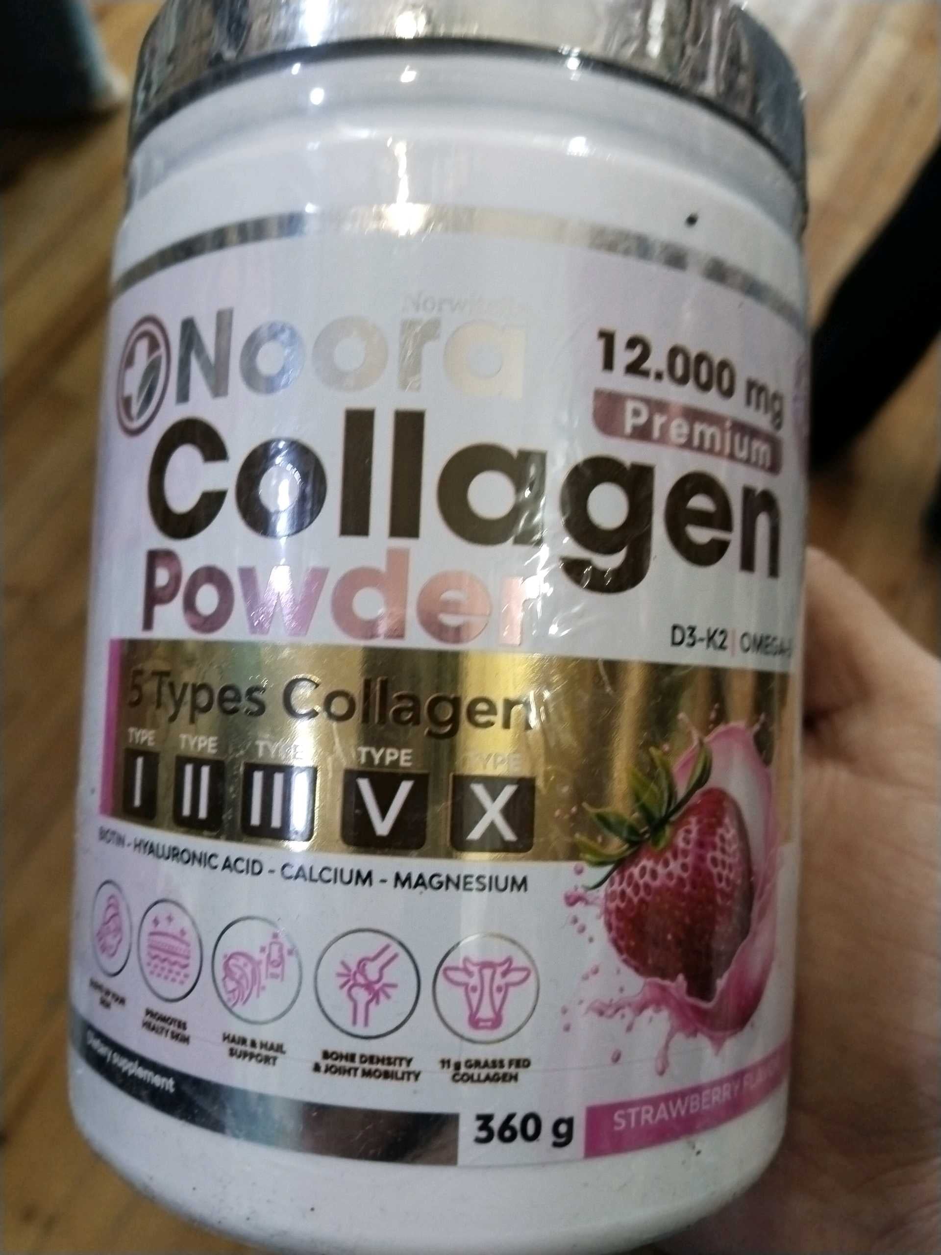 Noora Collagen Powder 12 000mg Premium 5 types Collagen 360 g