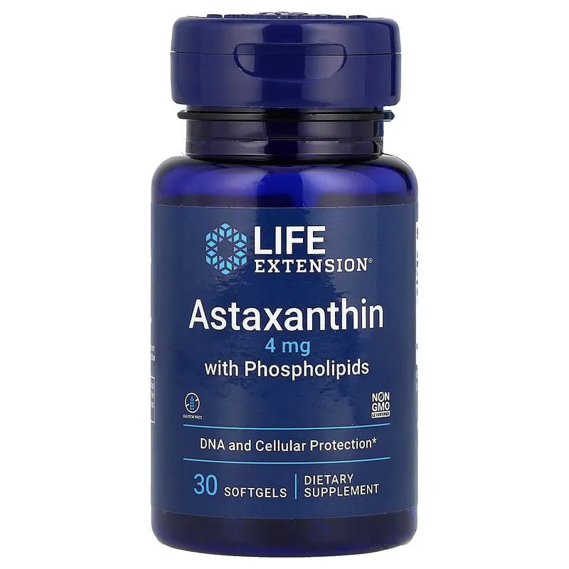 Life extension astaxanthin 4 mg 30 softgels
