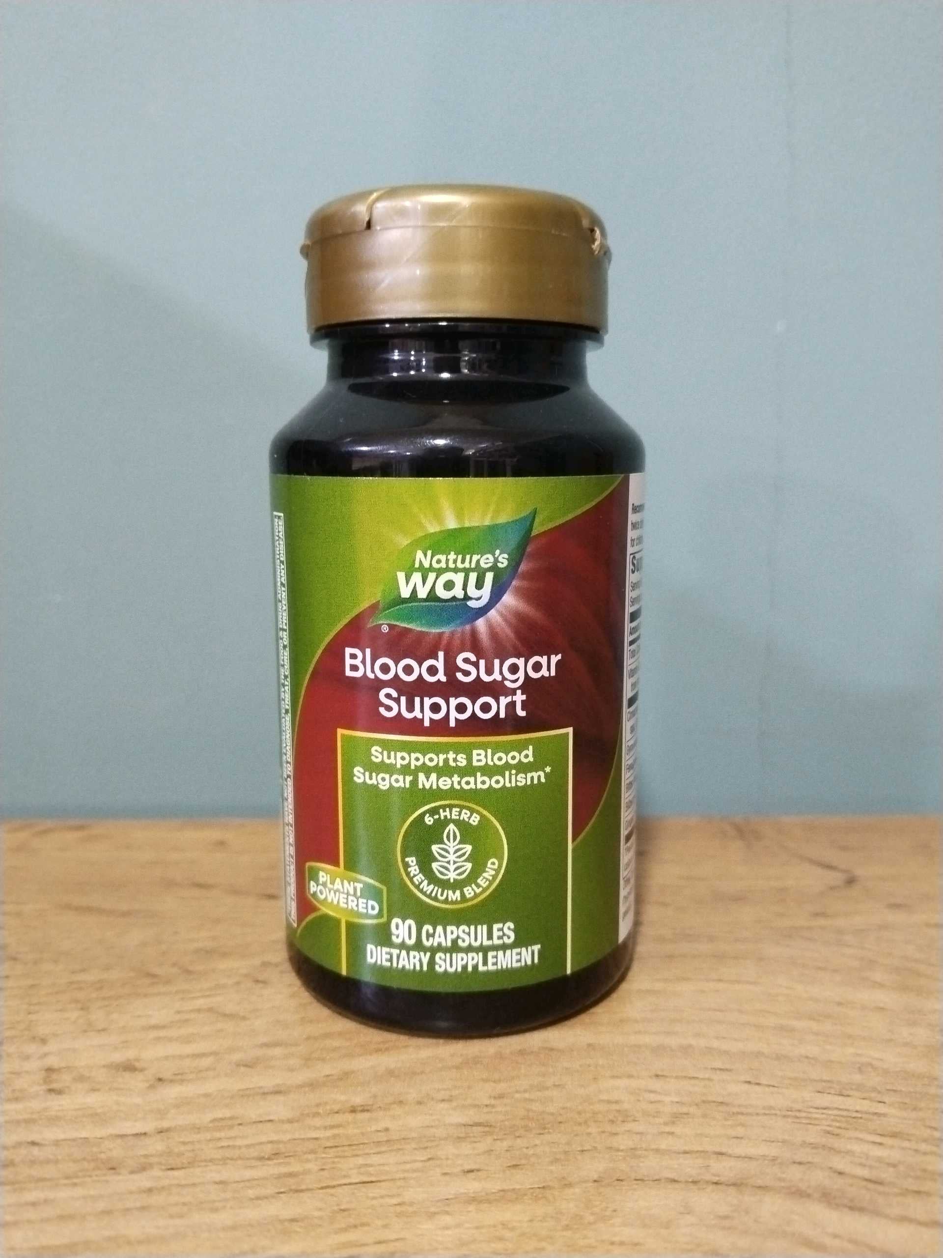NATURE'S WAY BLOOD SUGAR SUPPORT 90 CAP