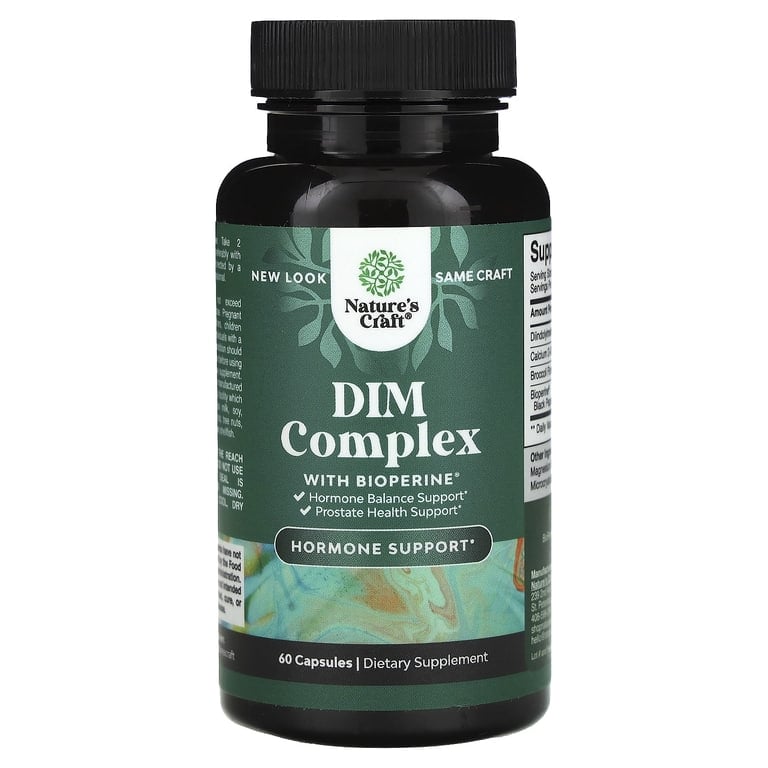 DIM Complex With BioPerine®, Nature's Craft, 60 Capsules