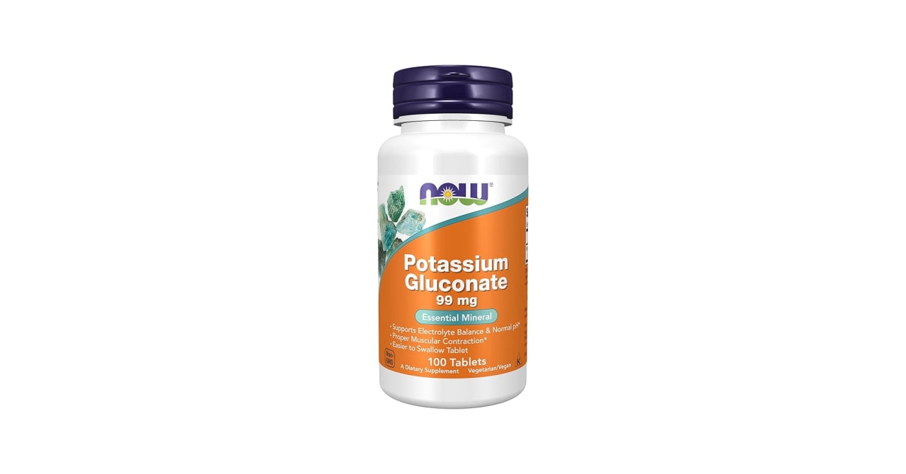 NOW POTATASIUM GLUCONATE 99MG