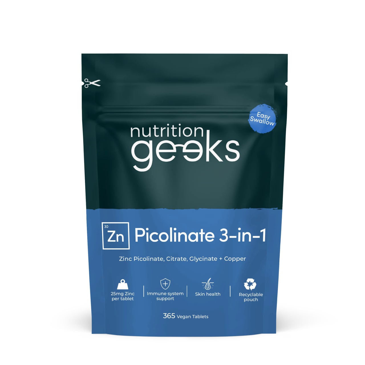 Nutrition geeks picolinate 3 in 1 365 v tab