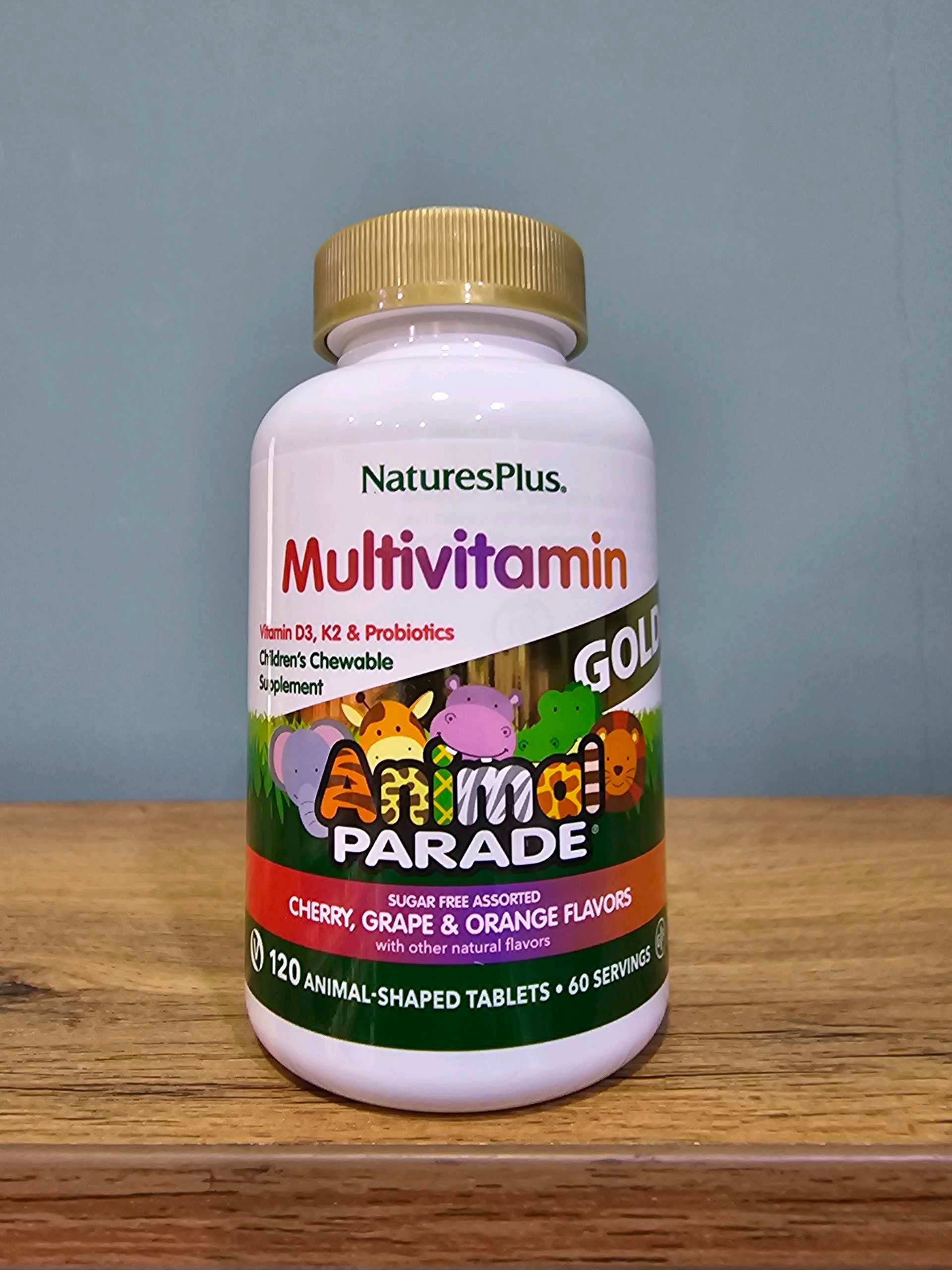 Nature's Plus Multivitamin Animal Parade Gold 120 tabs