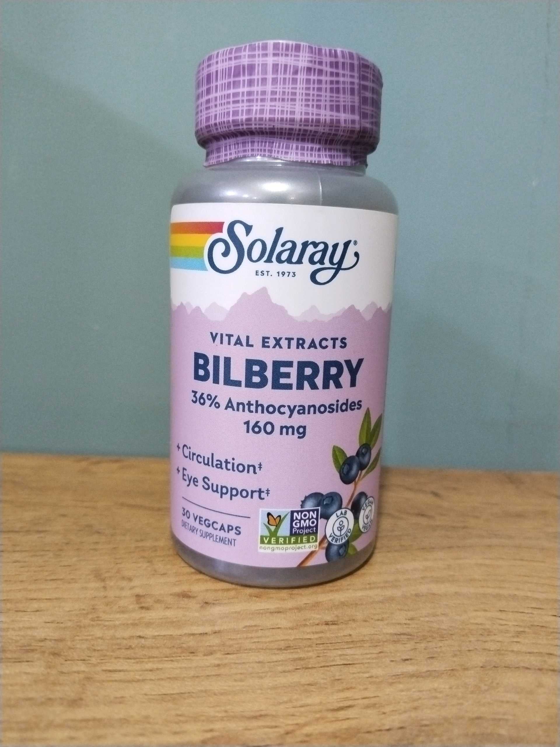 SOLARAY BILBERRY 30
