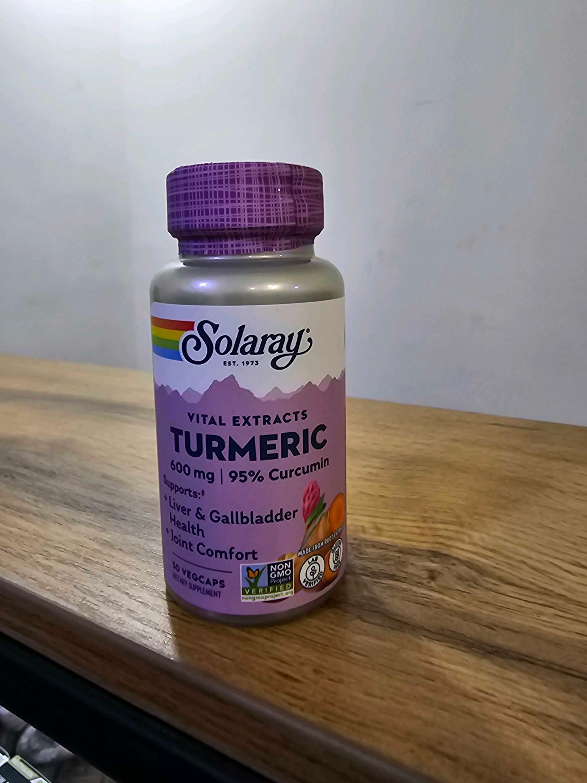 Soloray Turmeric 600mg 30caps