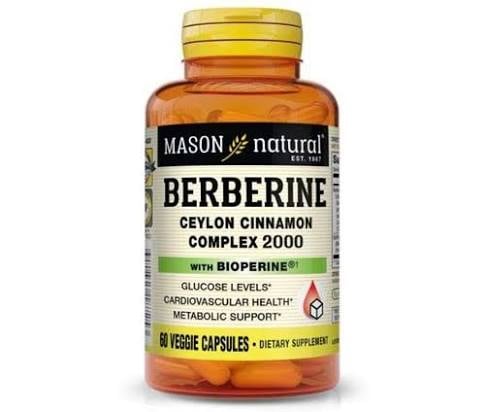 Masson Natural Berberine Ceylon Cinnamon comlex 2000 60capsules