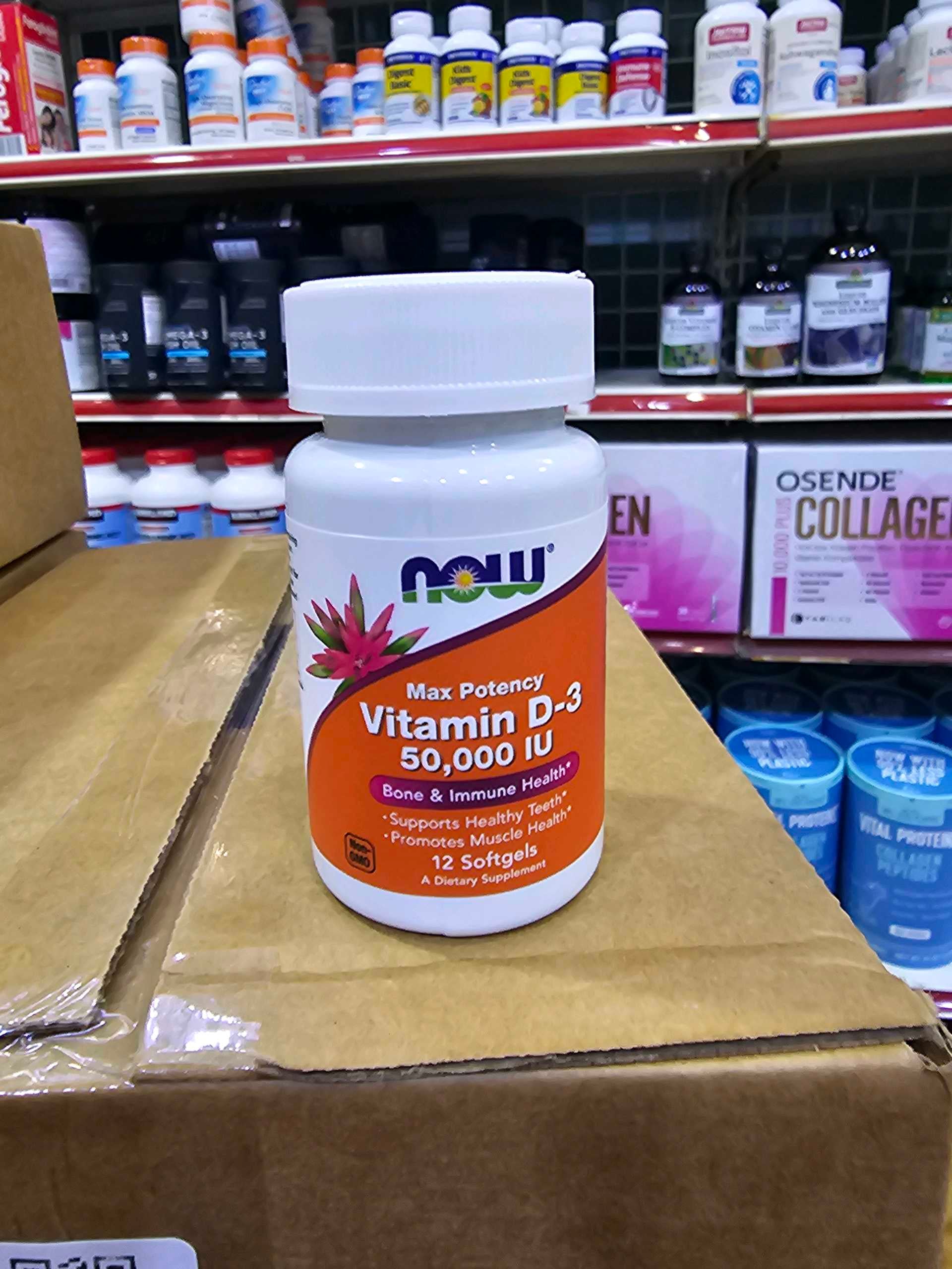 Now vitamin d3 50000 iu 12softgels