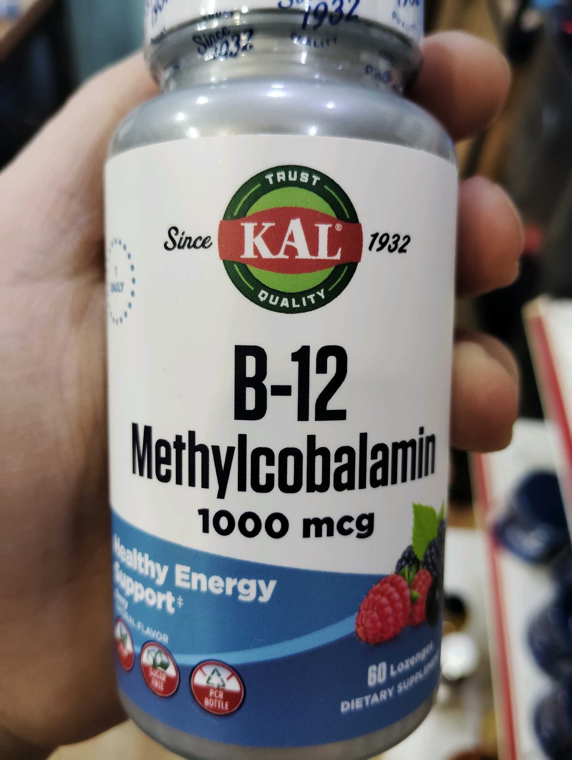 kal b-12 methylcobalamin 1000 mg 60 loc