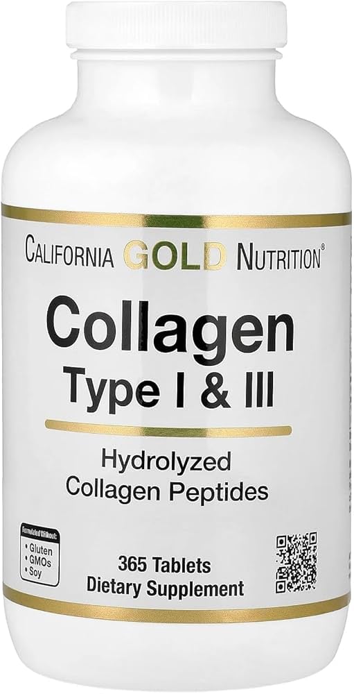 California Gold Nutrution Collagen Type I & II 365tab