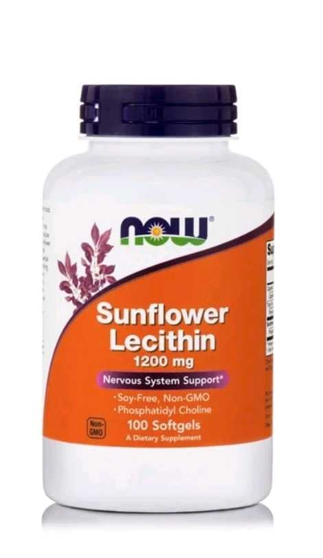 NOW SUNFLOWER LECITHIN 12000MG 100CAP