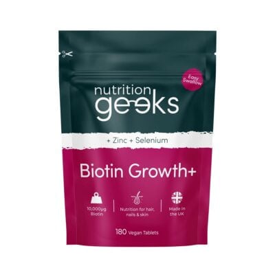 Nutrition geeks biotin growth+ 180 v tab