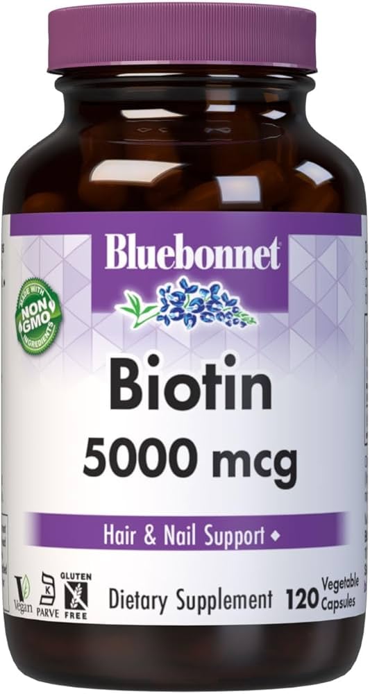 BLUEBONNET BIOTIN 5000 MG