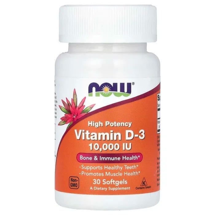 NOW VIT D3 10000 IU  30 SGELS