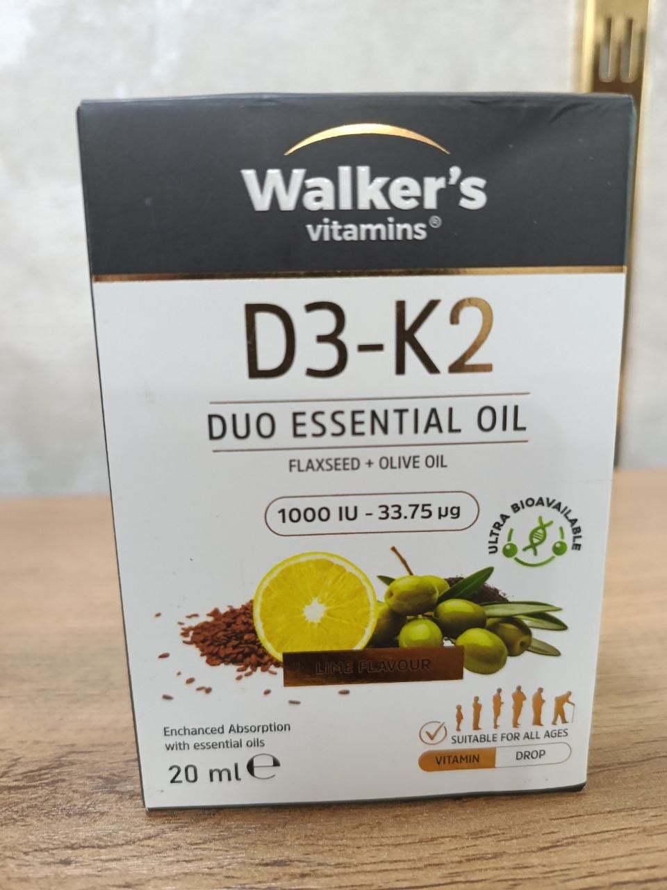 WALKERS D3-K2 1000IU 20ML