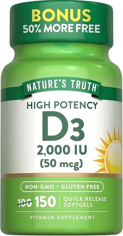 natures truth d3 2000 IU (50 mcg)