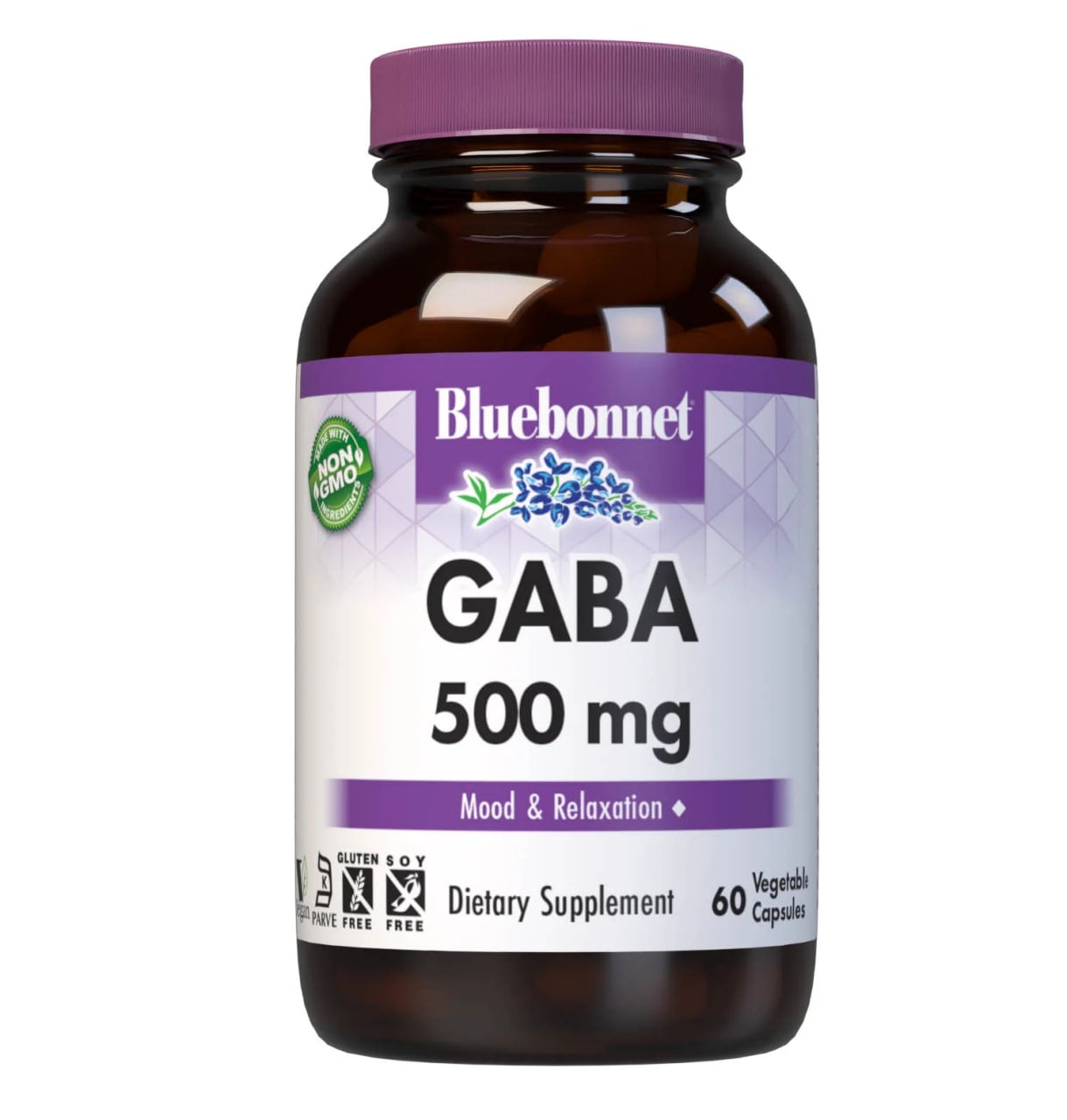 Bluebonnet GABA 500 mg 60 cap