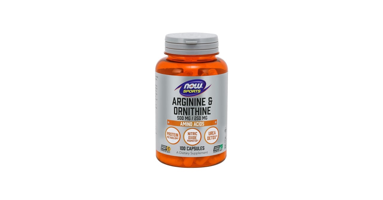NOW Arginine Ornithine 100caps