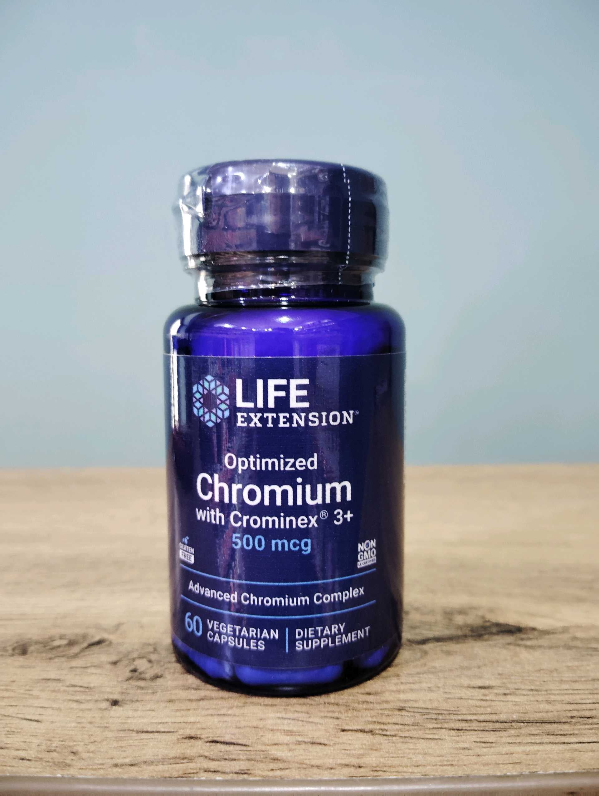 LIFE EXTENSION Optimized Chromium with crominex 3+ 500mcg