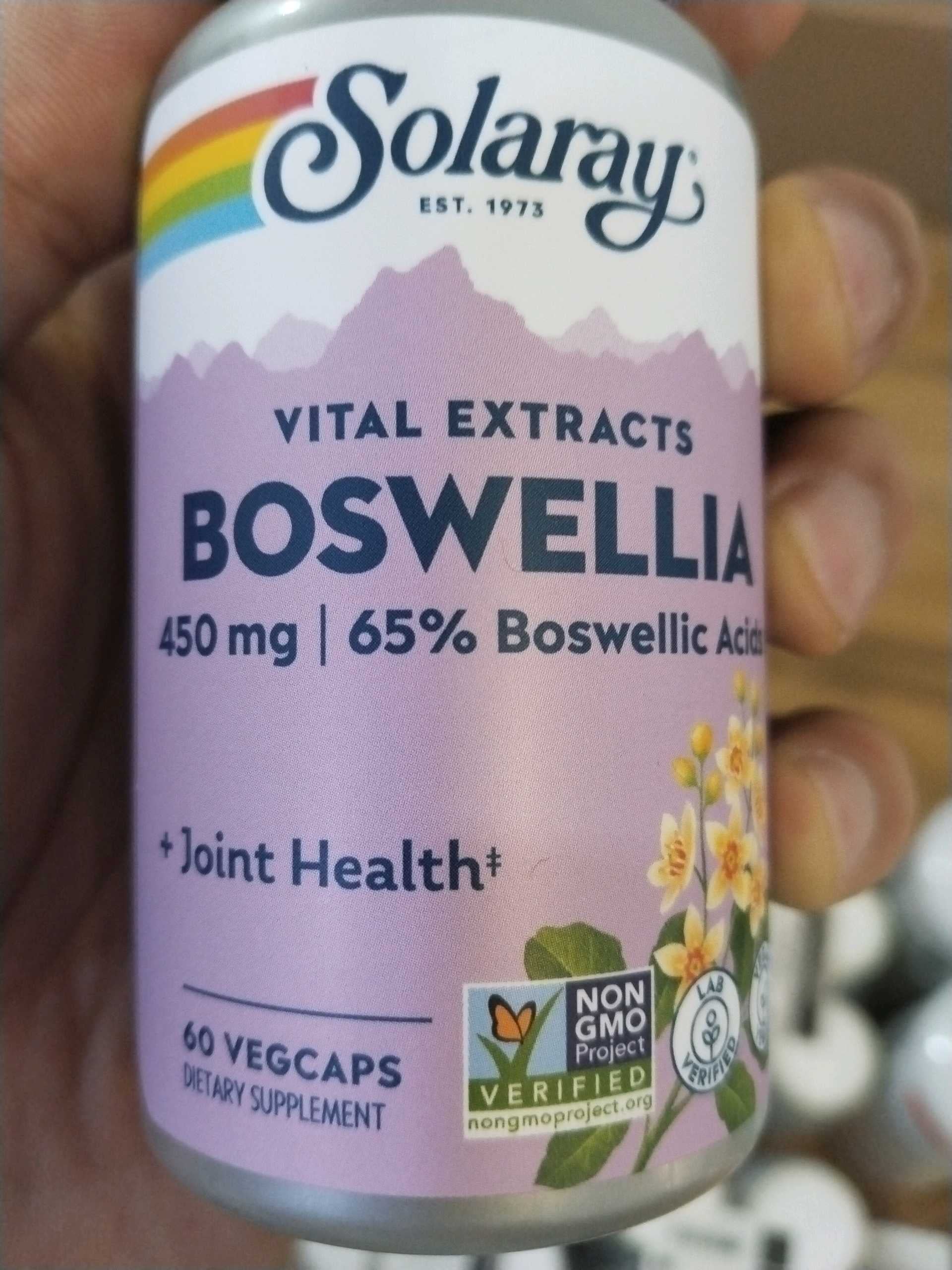 Solaray Vital Extracts BOSWELLIA. 450mg