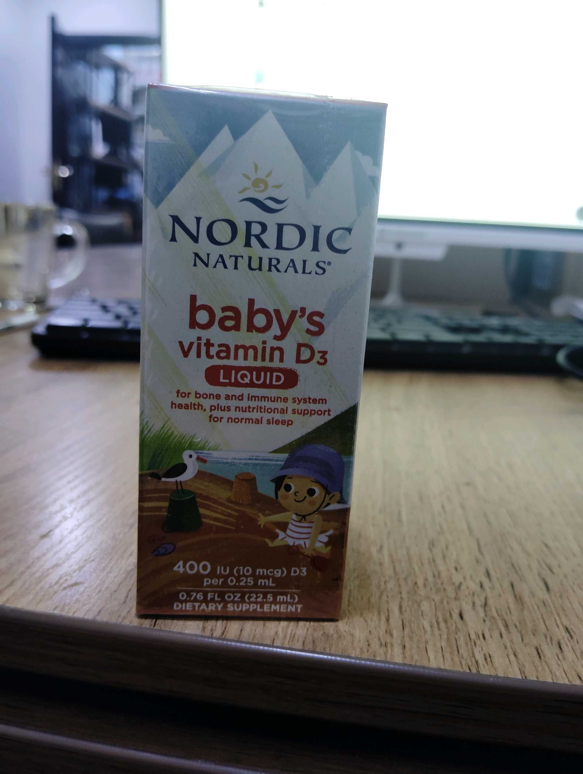 Nordic Naturals baby's vitamin d3 liquid 400iu