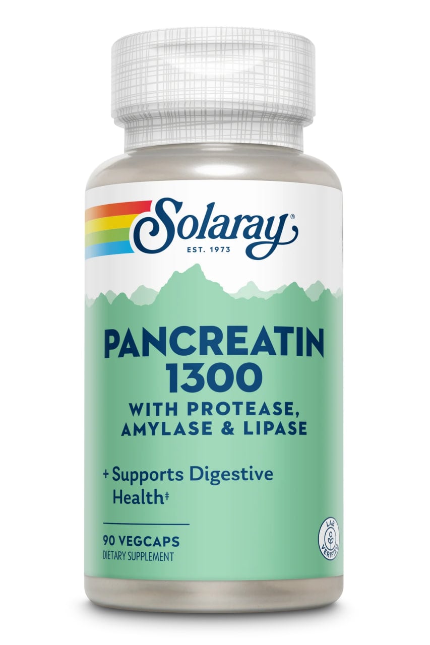 Solaray Pancreatin 1300mg