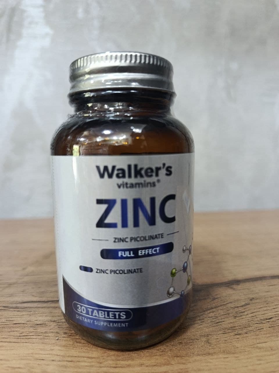 WALKERS ZINK PIKOLINAT 30CAP