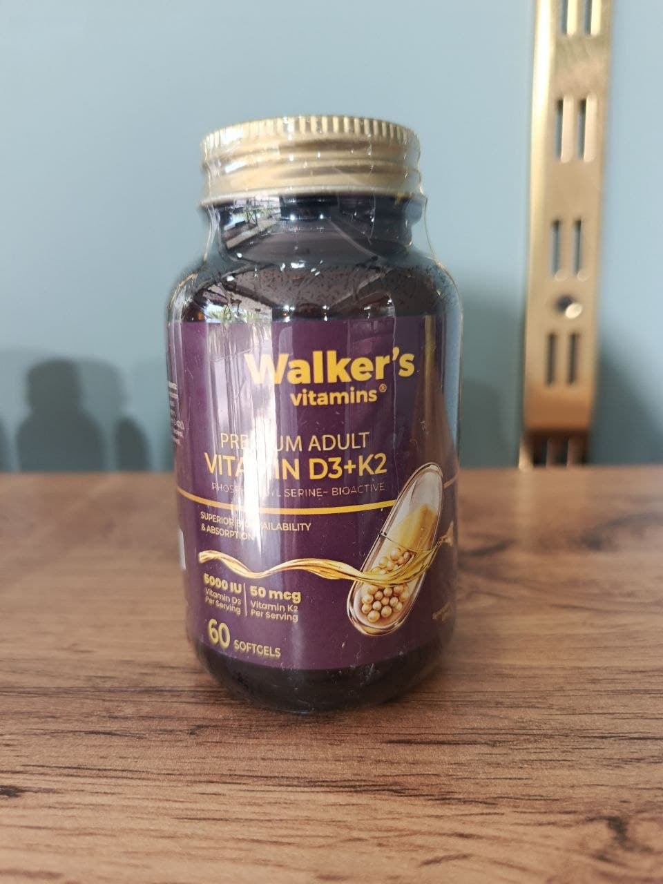 WALKERS VIT D3-K2 5000 IU 60 TAB