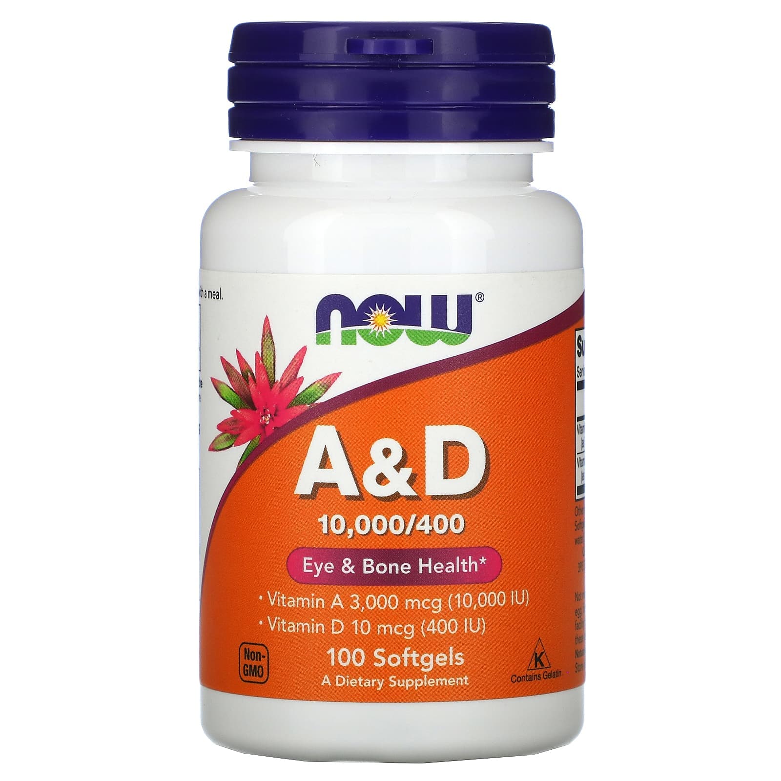 NOW Foods, A&D, 100 мягких капсул