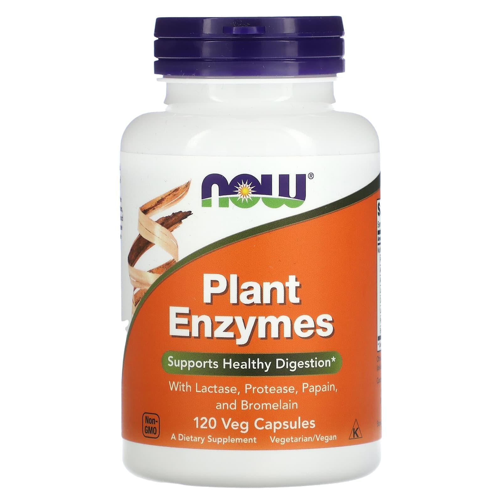 NOW Foods, Plant Enzymes, растительные ферменты, 120 капсул